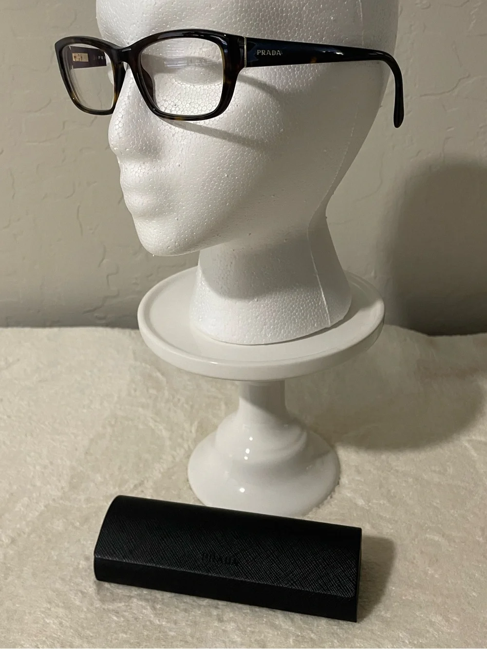 EUC-Prada Tortoise 52MM Eyeglass Frames-Made in Italy